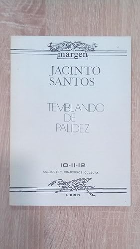 Portada del libro de TEMBLANDO DE PALIDEZ