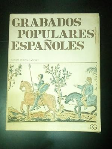 Portada del libro de GRABADOS POPULARES ESPAÑOLES