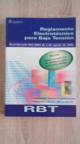 Portada del libro de REGLAMENTO ELECTROTECNICO PARA BAJA TENSION