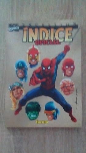 Portada del libro de MARVEL COMICS EXCELSIOR INDICE OFICIAL