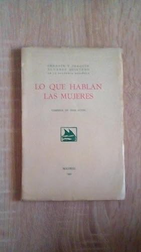 Portada del libro de LO QUE HABLAN LAS MUJERES
