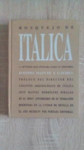 Portada del libro de BOSQUEJO DE ITALICA - APUNTES QUE JUNTABA PARA SU HISTORIA