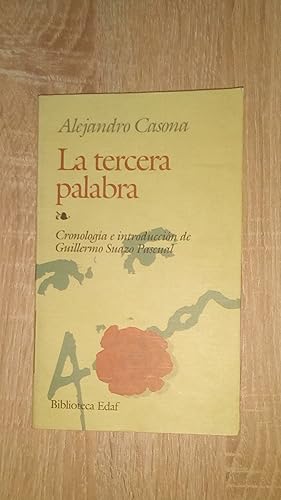 Portada del libro de TERCERA PALABRA, LA