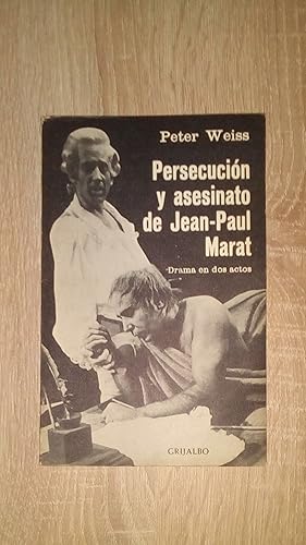 Portada del libro de PERSECUCION Y ASESINATO DE JEAN-PAUL MARAT