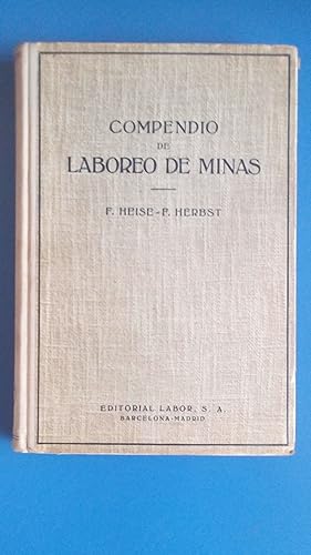 Portada del libro de COMPENDIO DE LABOREO DE MINAS