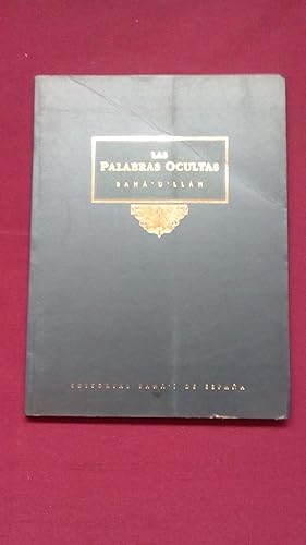 Portada del libro de LAS PALABRAS OCULTAS