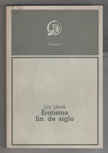 Portada del libro de EROTISMO FIN DE SIGLO