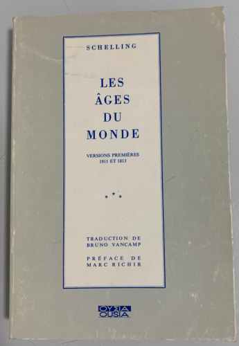 Portada del libro de LES ÂGES DU MONDE