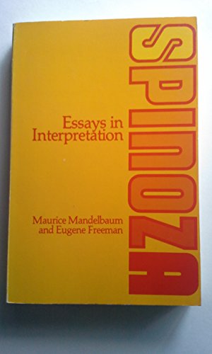 Portada del libro de SPINOZA. ESSAYS IN INTERPRETATION