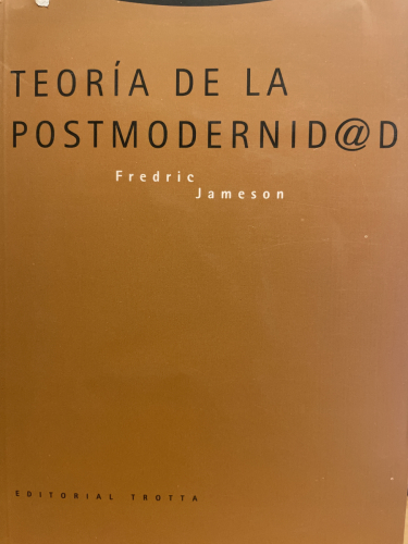 Portada del libro de TEORÍA DE LA POSTMODERNIDAD