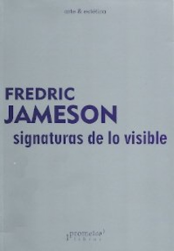 Portada del libro de SIGNATURAS DE LO VISIBLE