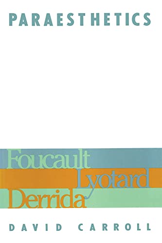 Portada del libro de PARAESTHETICS: Foucault, Lyotard, Derrida