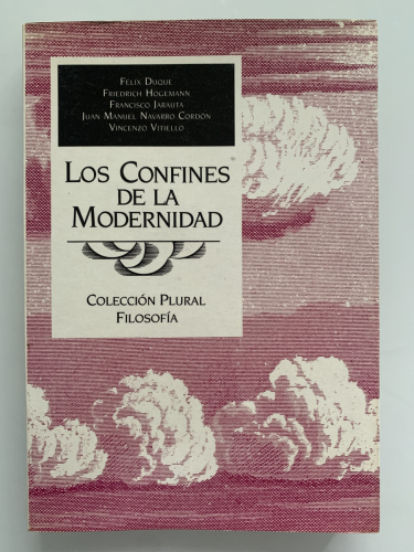 Portada del libro de LOS CONFINES DE LA MODERNIDAD