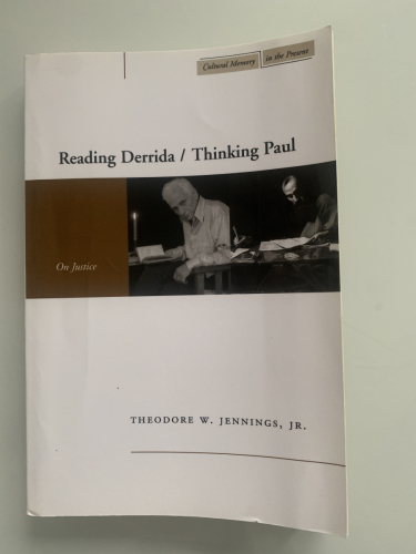 Portada del libro de READING DERRIDA / THINKING PAUL. ON JUSTICE.