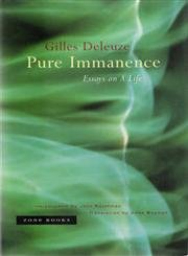 Portada del libro de PURE IMMANENCE: Essays on A Life