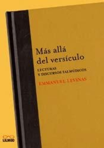 Portada del libro de MÁS ALLÁ DEL VERSÍCULO
Lecturas y discursos talmúdicos