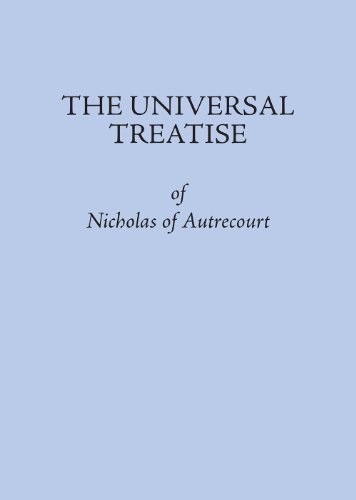 Portada del libro de The Universal Treatise of Nicholas of Autrecourt (Mediaeval Philosophical Texts in Translation)