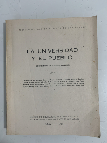 Portada del libro de LA UNIVERSIDAD Y EL PUEBLO