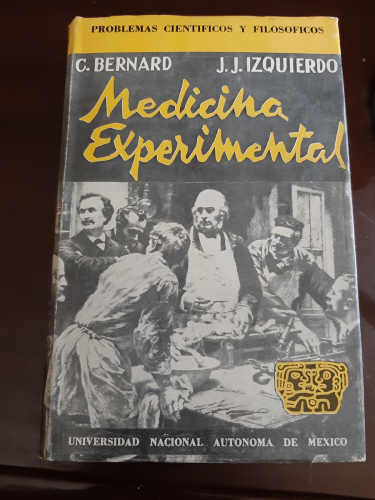 Portada del libro de INTRODUCCION AL ESTUDIO DE LA MEDICINA EXPERIMENTAL., versión castellana antecedida de una historia...