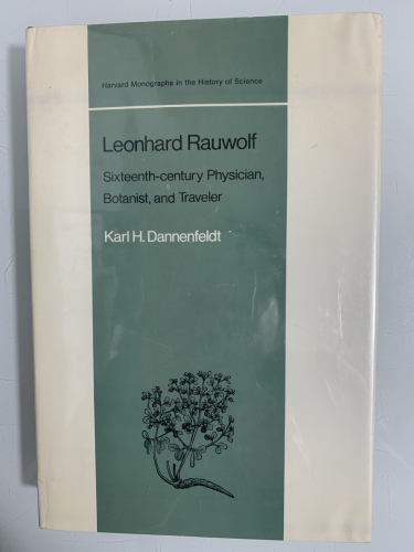 Portada del libro de LEONHARD RAUWOLF. Sixteenth-century Physician, Botanist, and Traveler