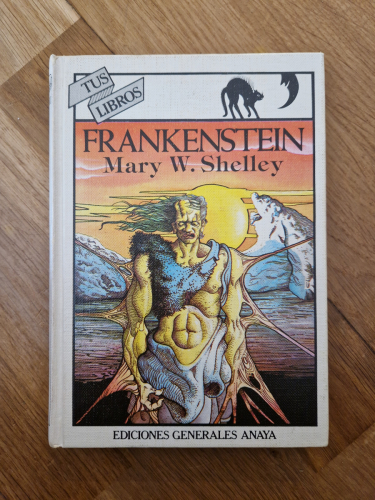 Portada del libro de Frankenstein