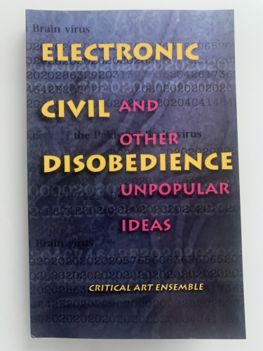 Portada del libro de ELECTRONIC CIVIL AND OTHER DISOBEDIENCE UNPOPULAR IDEAS
