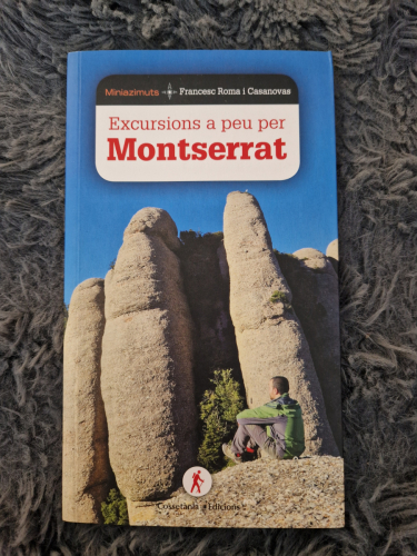 Portada del libro de Excursions a peu per Montserrat