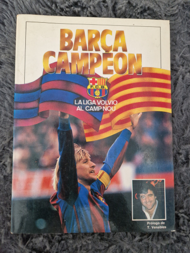 Portada del libro de Barça campeón. La liga volvió al Camp Nou.
