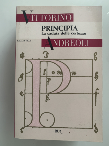 Portada del libro de PRINCIPIA. La caduta delle certezze