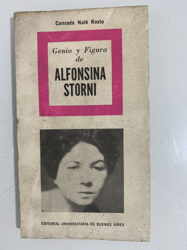 Portada del libro de GENIO Y FIGURA DE ALFONSINA STORNI