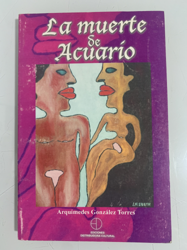 Portada del libro de LA MUERTE DE ACUARIO (Dedicado autor)