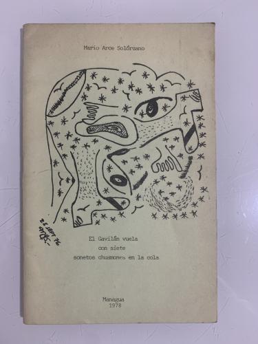 Portada del libro de EL GAVILÁN VUELA CON SIETE SONETOS CHUSMONES EN LA COLA (Dedicado autor)