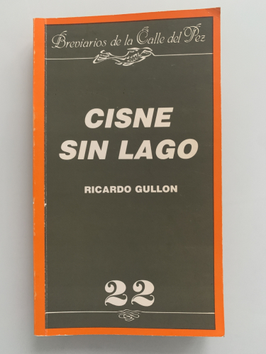 Portada del libro de CISNE SIN LAGO (Dedicatoria autor)