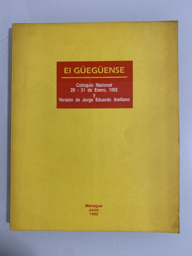 Portada del libro de EL GÜEGÜENSE (Dedicado autor)
