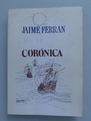 Portada del libro de CORÓNICA (Dedicado autor)