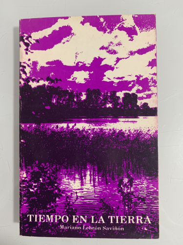 Portada del libro de TIEMPO EN LA TIERRA  (Dedicado autor)