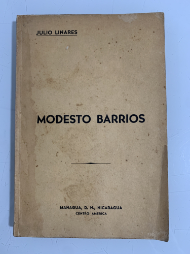 Portada del libro de MODESTO BARRIOS  (Dedicado autor)