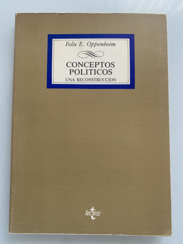 Portada del libro de CONCEPTOS POLÍTICOS. UNA RECONSTRUCCIÓN.
