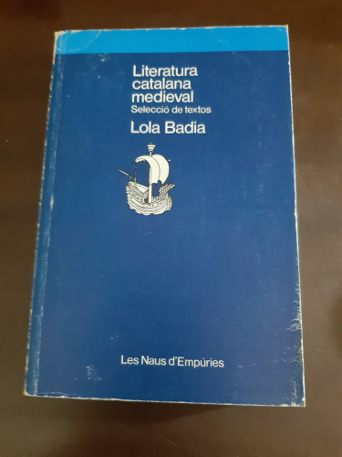 Portada del libro de Literatura Catalana Medieval.: Selecció de Textos