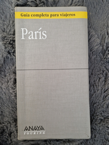 Portada del libro de París. Guía completa para viajeros. 