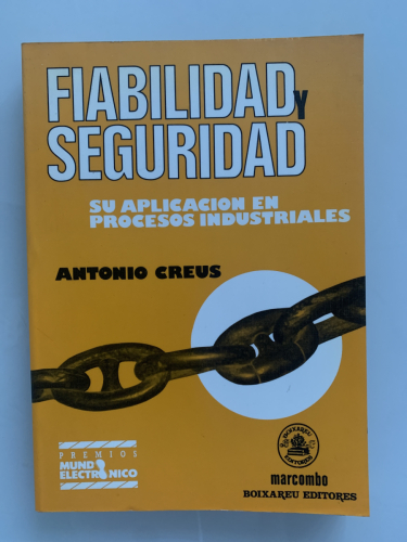 Portada del libro de FIABILIDAD Y SEGURIDAD. Su aplicación en procesos industriales