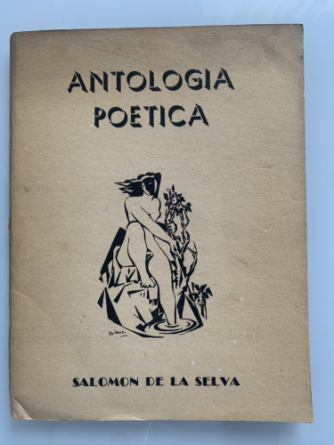 Portada del libro de ANTOLOGÍA POÉTICA (Dedicado autor)