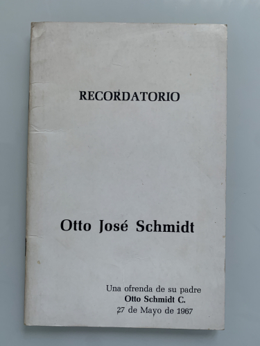 Portada del libro de RECORDATORIO (Dedicado autor)