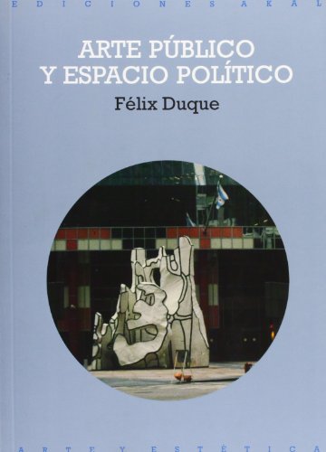 Portada del libro de ARTE PÚBLICO Y ESPACIO POLÍTICO