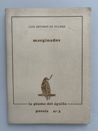 Portada del libro de MARGINADOS (1ª edición)