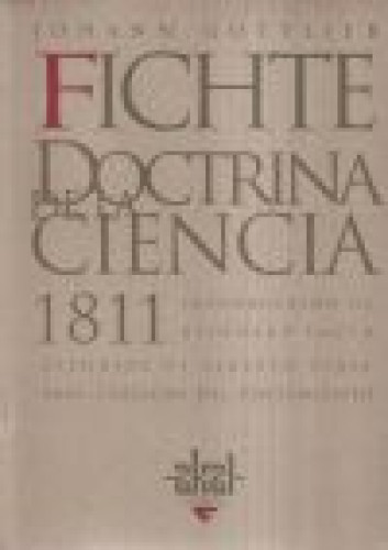 Portada del libro de La doctrina de la ciencia 1811
