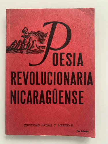 Portada del libro de POESÍA REVOLUCIONARIA NICARAGÜENSE (6ta. Edición)