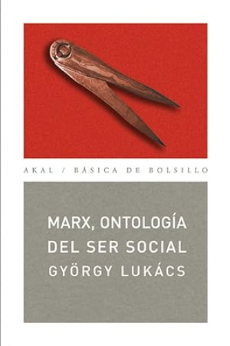 Portada del libro de Marx, ontología del ser social
