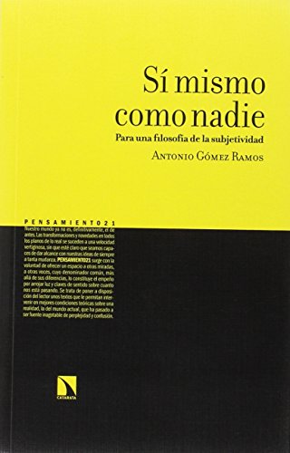 Portada del libro de Sí mismo como nadie, Para una filosofía de la subjetividad