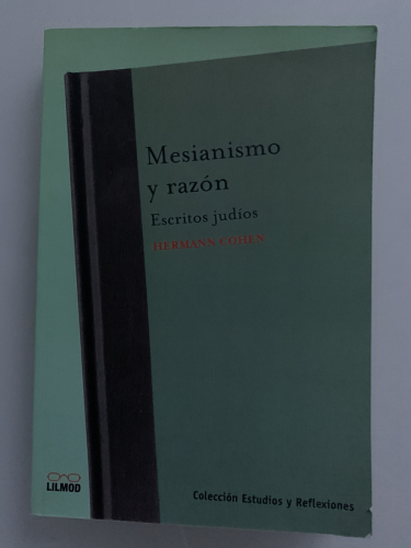 Portada del libro de MESIANISMO Y RAZÓN. Escritos judíos